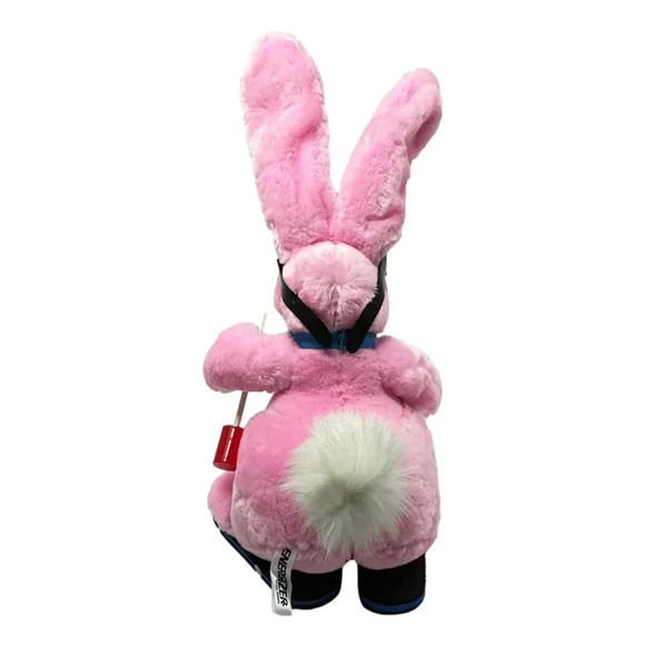 Vintage Energizer Bunny Pink Plush 21 inch tall 1989 Battery Rabbit Moves - Picture 2 of 12